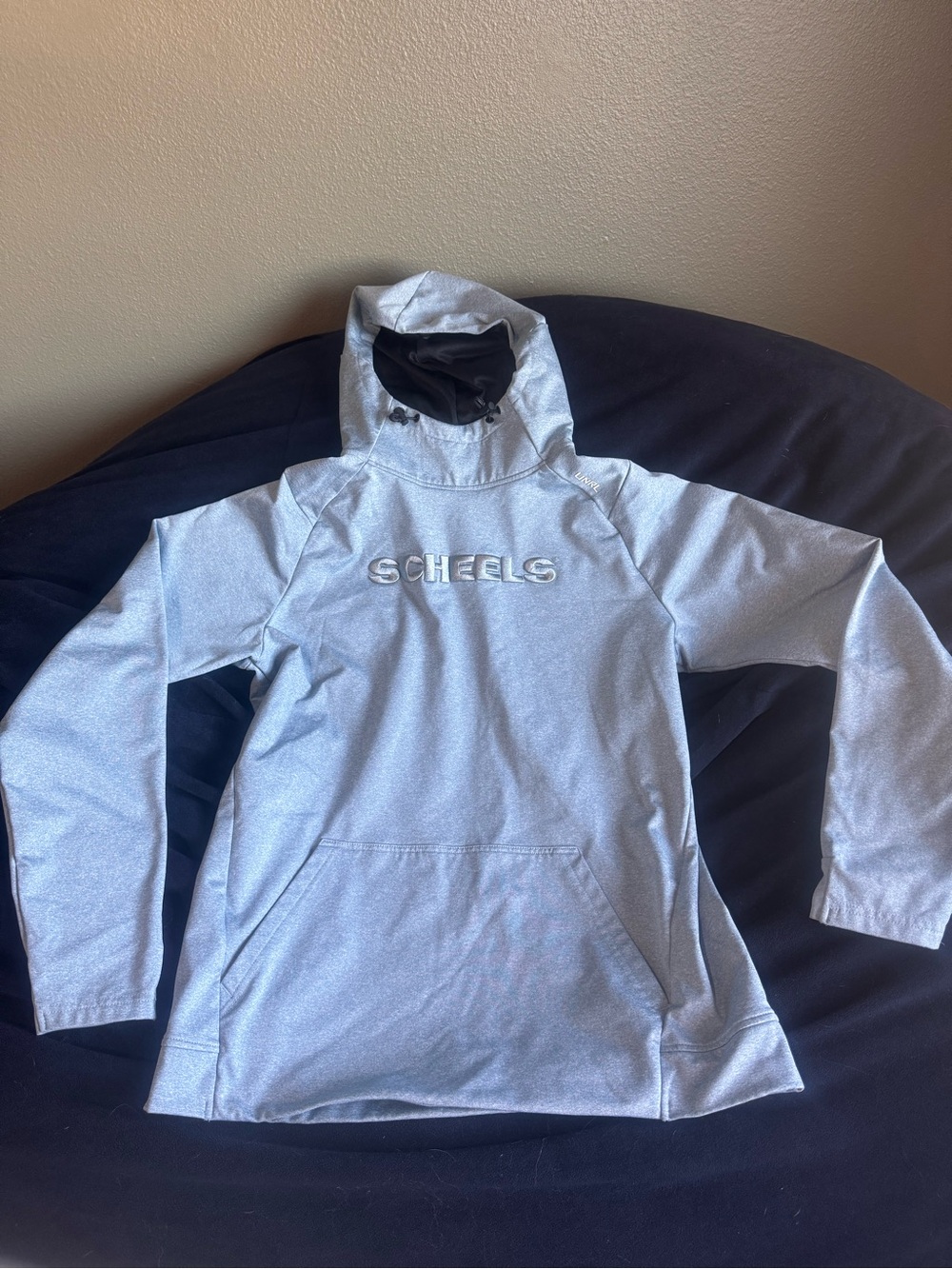 UNRL Light Blue Hooded Pullover with Scheels logo